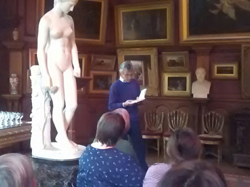 Chris Arthur reading from Hummingbirds Between the Pages at Hospitalfield House