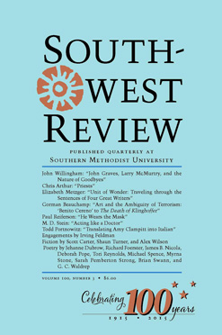 Southwest Review, Vol.100