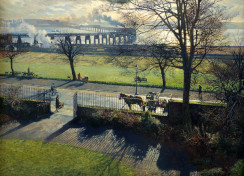 “The Tay Bridge from my Studio Window,” a painting by James McIntosh Patrick